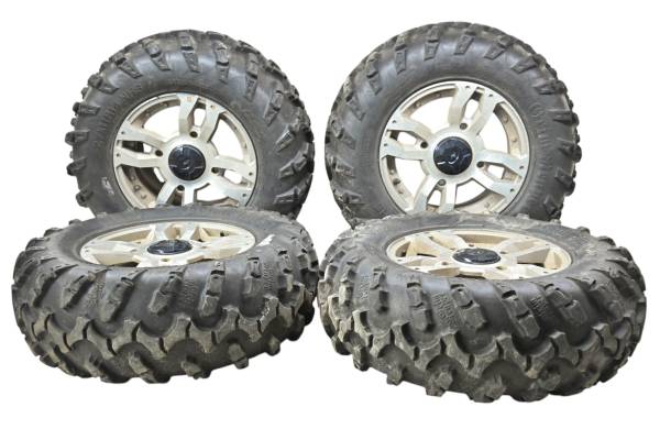 Polaris - 09 Polaris Sportsman 850 XP 4x4 Front & Rear Wheels Rims & Tires 27X9-14 27X11-14 4/156