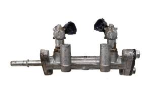 Kawasaki - 12 Kawasaki Mule 4010 4X4 Fuel Rail & Injectors KAF620M - Image 1