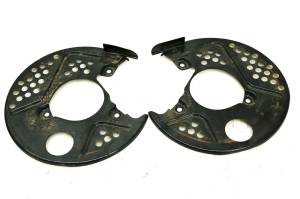 Kawasaki - 97 Kawasaki Bayou 300 4x4 Front Rotor Guards Left & Right KLF300 - Image 1