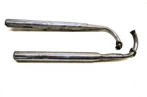 72 Yamaha Street 100 Mufflers Exhaust Pipes Left & Right LS2