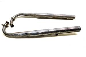 Yamaha - 72 Yamaha Street 100 Mufflers Exhaust Pipes Left & Right LS2 - Image 2