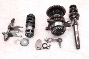 Yamaha - 93 Yamaha Badger 80 2x4 Transmission Shafts Gears Shift Forks & Drum YFM80E - Image 3