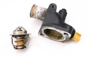 Kawasaki - 16 Kawasaki Mule PRO-DXT EPS 4x4 Thermostat Housing Cover & Thermo Sensor KAF1000 - Image 1