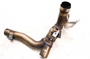 Ducati - 14 Ducati Monster 796 ABS Horizontal Exhaust Center Pipe & Valve - Image 1