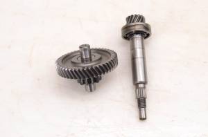 Polaris - 01 Polaris Scrambler 90 2x4 Transmission Bevel Gears Output Shaft - Image 2