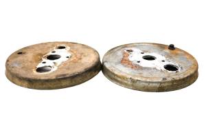 Suzuki - 00 Suzuki Quadrunner 160 2x4 Front Brake Drum Covers LT160 - Image 3