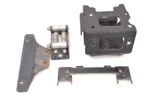 Polaris - 14 Polaris Sportsman 400 HO 4x4 Winch Support Brackets Mounts & Cable Roller - Image 1