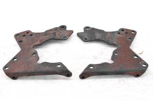 Suzuki - 01 Suzuki Quadsport 80 2x4 Rear Plate Muffler Brackets Mounts LT80 - Image 3