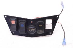 Aftermarket - 08 Polaris Ranger RZR 800 EFI Awd Light Switch Volt Meter Switch Panel Aftermarket - Image 1