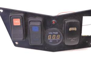 Aftermarket - 08 Polaris Ranger RZR 800 EFI Awd Light Switch Volt Meter Switch Panel Aftermarket - Image 2