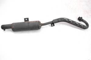 Honda - 87 Honda Fourtrax 125 2x4 Full Exhaust Muffler & Head Pipe TRX125 - Image 1