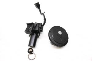 Kawasaki - 19 Kawasaki KLX250 Key Switch & Anti Theft Locks Gas Fuel Cap - Image 1