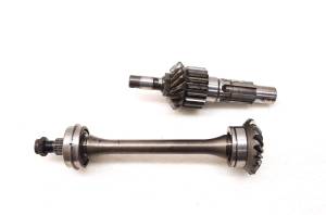 Suzuki - 93 Suzuki King Quad 300 4x4 Transmission Bevel Gears Output Shaft LTF4WD - Image 2