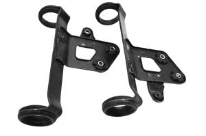 Suzuki - 95 Suzuki DR125SE Front Headlight Brackets Mounts Left & Right - Image 2