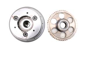 Honda - 85 Honda Fourtrax 125 2x4 Flywheel Starter Clutch Bearing & Gear TRX125 - Image 3