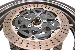 99 Kawasaki ZX6 Front Wheel Rim & Tire Radial 120/60 17 Shinko ZX600E - Image 4