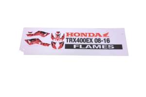 Aftermarket - 08 Honda TRX400EX Flames Fender Decals 08-16 Aftermarket - Image 6