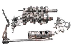 81 Suzuki GS550E Transmission Shift Forks & Drum