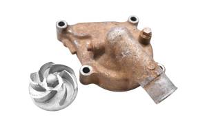 Kawasaki - 04 Kawasaki Prairie 700 Water Pump Cover & Impeller KVF700 - Image 2