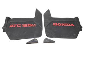 Honda - 85 Honda ATC110 Rear Mud Guards Flaps - Image 1