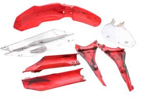 Honda - 12 Honda CRF250R Front Fender & Left Rear Number Side Panel Radiator Covers - Image 2