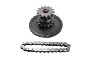 Polaris - 02 Polaris Scrambler 500 4x4 Transmission Output Gears & Silent Chain - Image 1