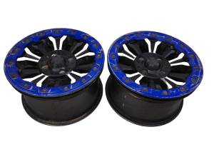 Yamaha - 17 Yamaha YXZ1000R Rear Wheels Rims 14X8 4/110 - Image 1