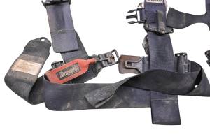 14 Polaris RZR 1000 Seat Belt Harness Assembly Dragon Fire - Image 2