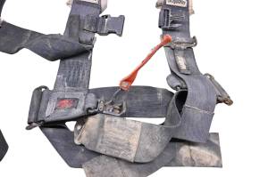 14 Polaris RZR 1000 Seat Belt Harness Assembly Dragon Fire - Image 3