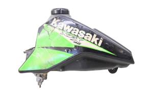 Kawasaki - 06 Kawasaki KFX80 Gas Tank & Fuel Petcock - Image 1