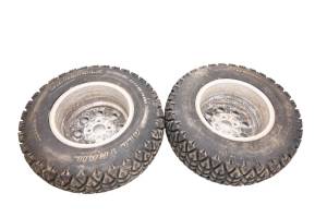 Suzuki - 00 Suzuki Quadmaster 500 4x4 Front Wheels Rims & Tires 25X8-12 4/90 LTA500F - Image 3