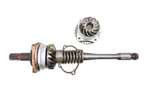 02 Kawasaki Prairie 650 4x4 Transmission Bevel Gears Output Shaft KVF650