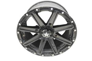 MSA - 18 Polaris RZR XP Turbo Black Matte Front Wheel Rim 4/156 15X7 MSA - Image 1