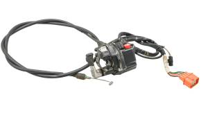 Honda - 16 Honda Rubicon 500 4x4 EPS Differential Lock Mode Select Handlebar Switch & Throttle Cable TRX500FA - Image 1