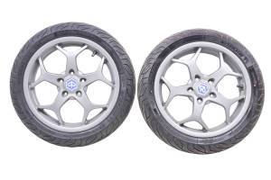 Piaggio - 16 Piaggio MP3 500 Sport ABS Front Wheels Rims & Tires. Michelin City Grip ( 110\70-13) - Image 1