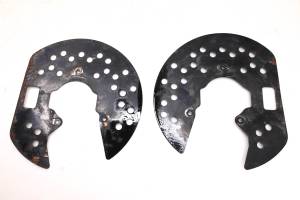 Suzuki - 05 Suzuki Eiger 400 4x4 Front Brake Dust Guard Covers Left Right LTF400F - Image 3