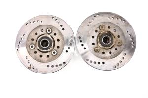 Kymco - 08 Kymco MXU 250 Front Wheel Hubs & Rotors Left & Right - Image 5