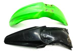 Kawasaki - 11 Kawasaki KX250F Front & Rear Fenders & Fork Guards Left & Right - Image 7