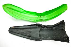 Kawasaki - 11 Kawasaki KX250F Front & Rear Fenders & Fork Guards Left & Right - Image 9