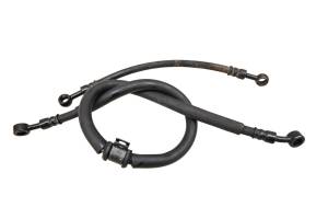 Kawasaki - 12 Kawasaki Ninja 250R Front Brake Line & Crankcase Engine Oil Hose EX250 - Image 1