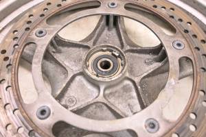 Suzuki - 90 Suzuki VX800 Front Wheel Rotor Rim & Tire 110/80-18 - Image 4