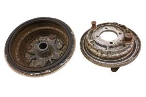 Kawasaki - 86 Kawasaki Bayou 300 2x4 Rear Right Brake Drum Assembly KLF300 - Image 9