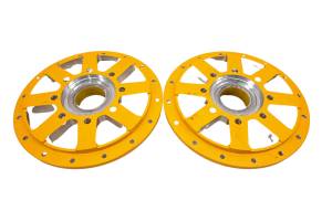 15 Can-Am Maverick 1000 4x4 Centers Wheel Bead Lock 14" 4/137 Dark Yellow Hiper - Image 4