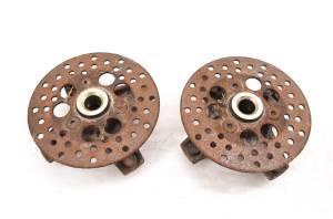 Kawasaki - 99 Kawasaki Mojave 250 2x4 Front Wheel Hubs & Rotors Left & Right KSF250 - Image 3