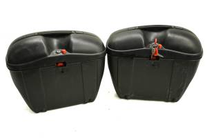 14 BMW G650GS Sertao Rear Saddle Bag Storage Boxes Left & Right GIVI - Image 1