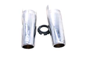 Yamaha - 07 Yamaha V-Star 650 Upper Front Fork Tubes Covers Left & Right XVS650 - Image 5