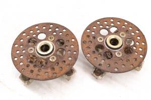 Kawasaki - 99 Kawasaki Lakota 300 2x4 Front Wheel Hubs & Rotors Left & Right KEF300 - Image 3