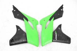 Kawasaki - 13 Kawasaki KX250F Gas Tank Side Covers Panels Fenders Left & Right - Image 3