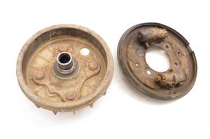 Honda - 86 Honda Fourtrax 350 4x4 Front Left Brake Drum Assembly TRX350 - Image 5