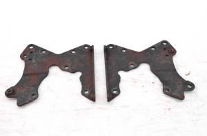 Suzuki - 01 Suzuki Quadsport 80 2x4 Rear Plate Muffler Brackets Mounts LT80 - Image 2